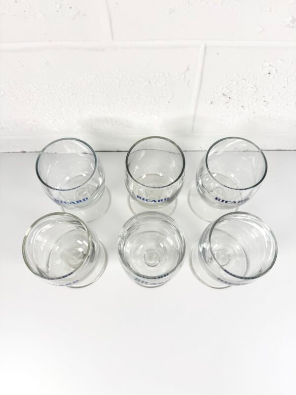 6 VERRES RICARD "PETIT BALLON"