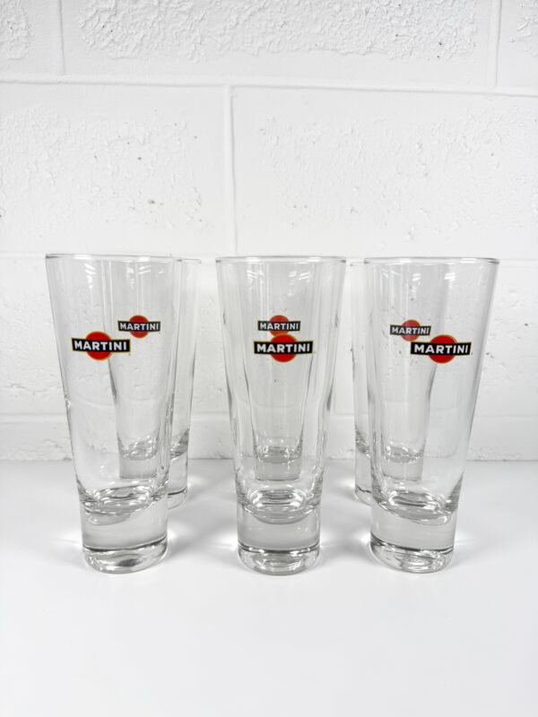 6 VERRES MARTINI HAUTS