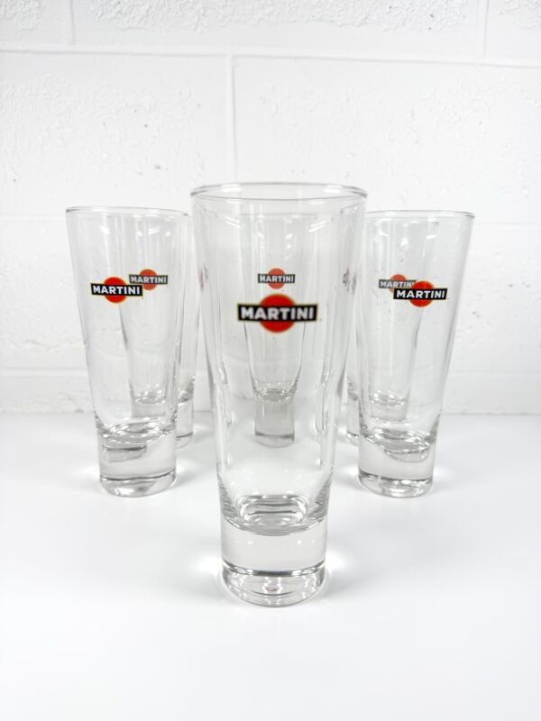 6 VERRES MARTINI HAUTS