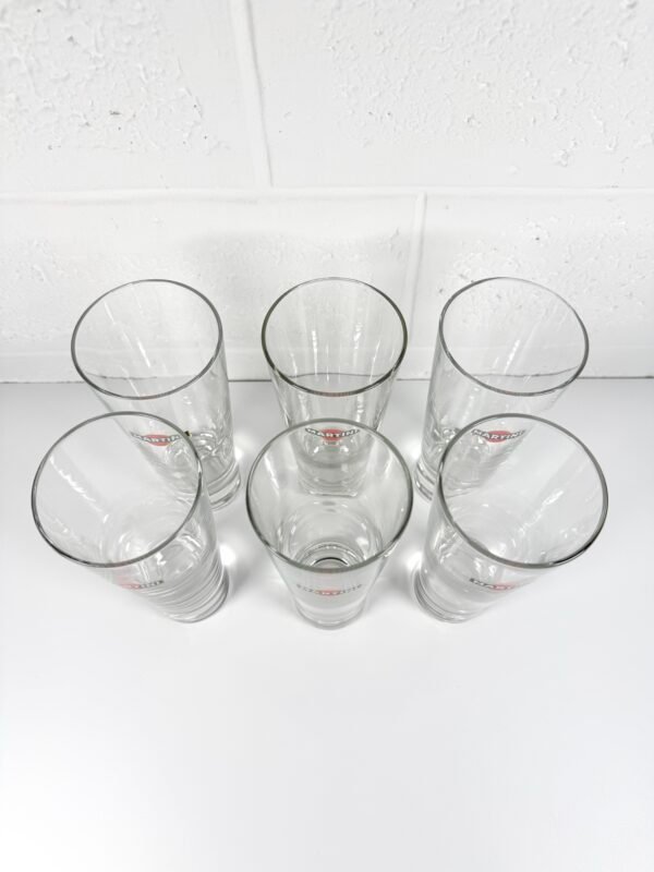 6 VERRES MARTINI HAUTS