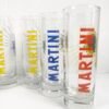 6 VERRES MARTINI COLORÉS