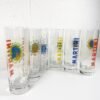 6 VERRES MARTINI COLORÉS