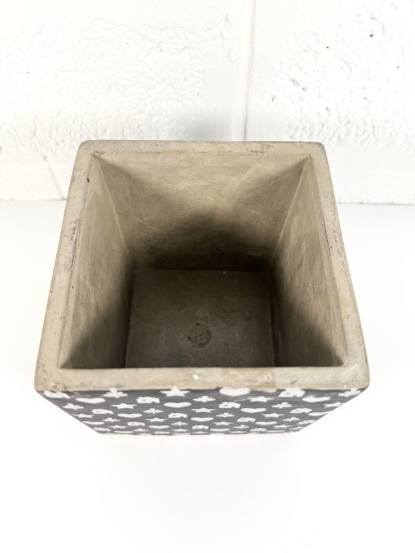 CACHE POT BÉTON NOIR