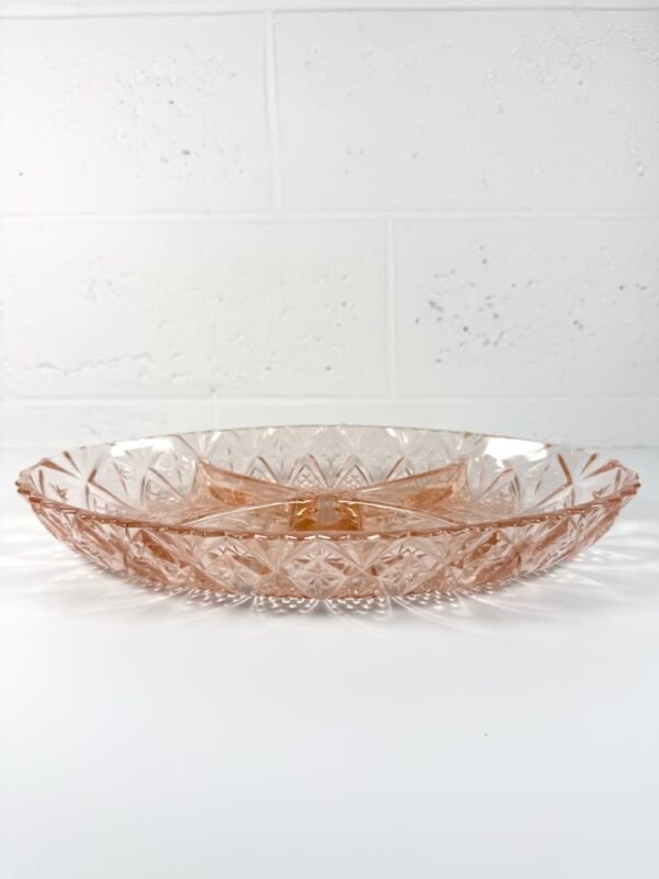PLAT ROSE EN VERRE