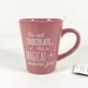 MUG CHOCOLAT ROSE