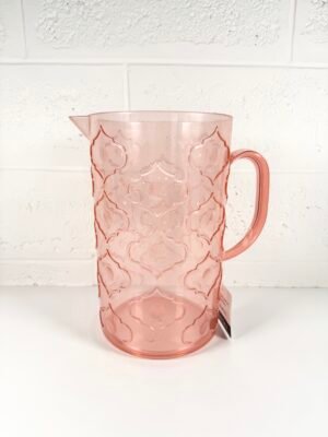 GRAND PICHET PLASTIQUE ROSE
