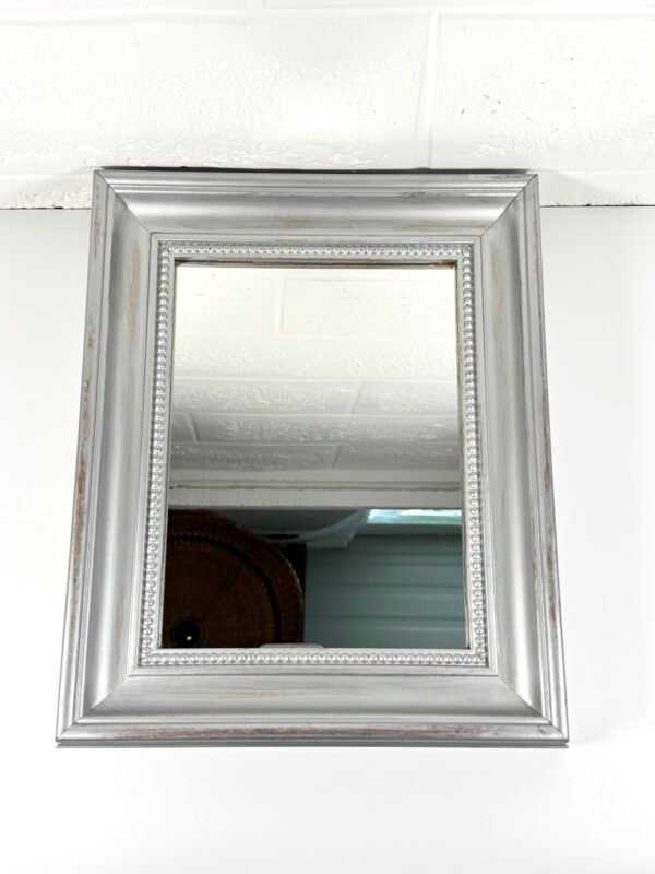 MIROIR ARGENTÉ PATINÉ