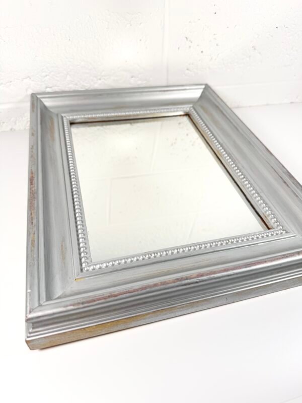 MIROIR ARGENTÉ PATINÉ