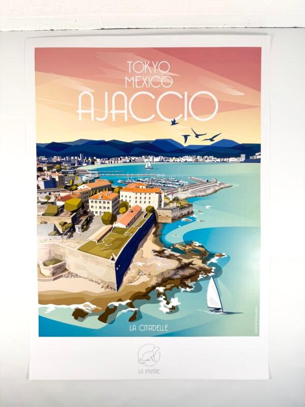 AFFICHE AJACCIO LA LOUTRE