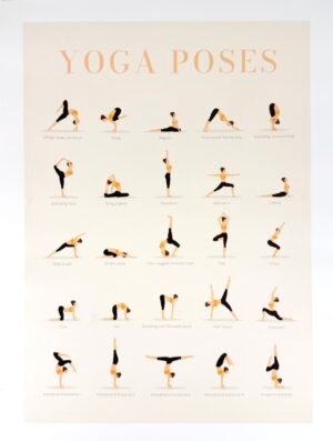 PETITE AFFICHE YOGA POSES