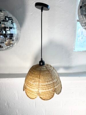 SUSPENSION ROTIN FLEUR