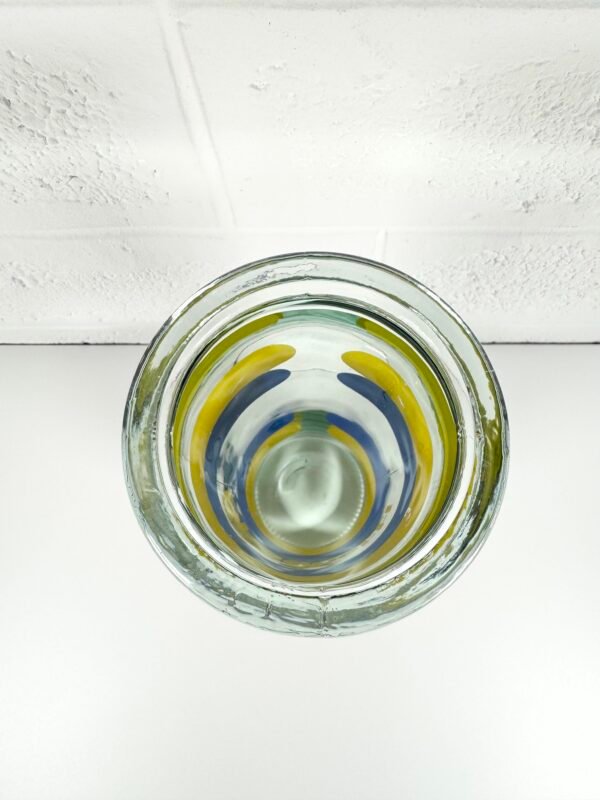 GRAND BOCAL SPAGHETTI JAUNE ET BLEU