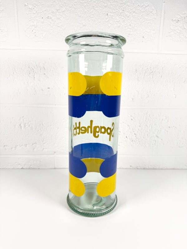 GRAND BOCAL SPAGHETTI JAUNE ET BLEU