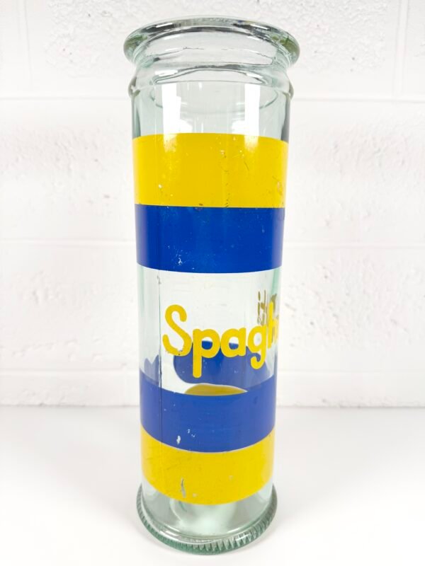 GRAND BOCAL SPAGHETTI JAUNE ET BLEU