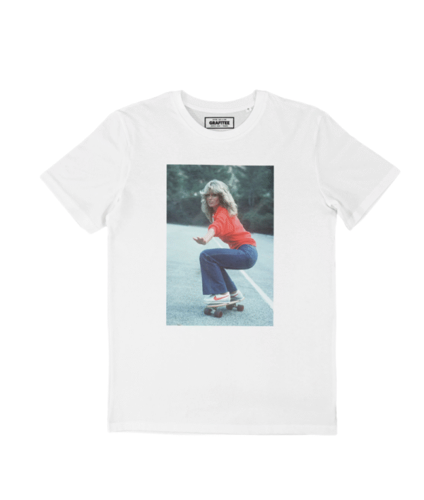 TEE SHIRT FARAH FAWCETT BLANC M