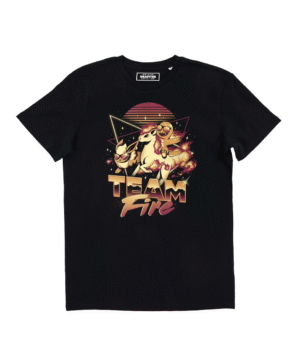 TEE SHIRT TEAM FIRE NOIR XL