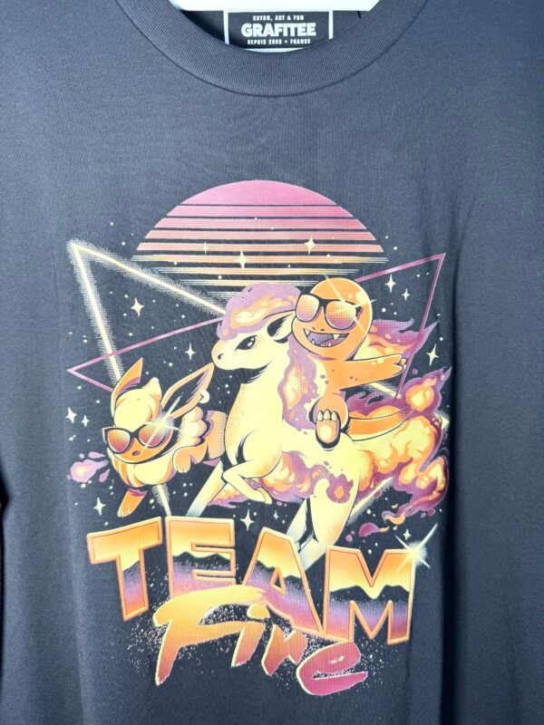 TEE SHIRT TEAM FIRE NOIR XL