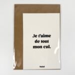 CARTE POSTALE MUISTI - JE T'AIME