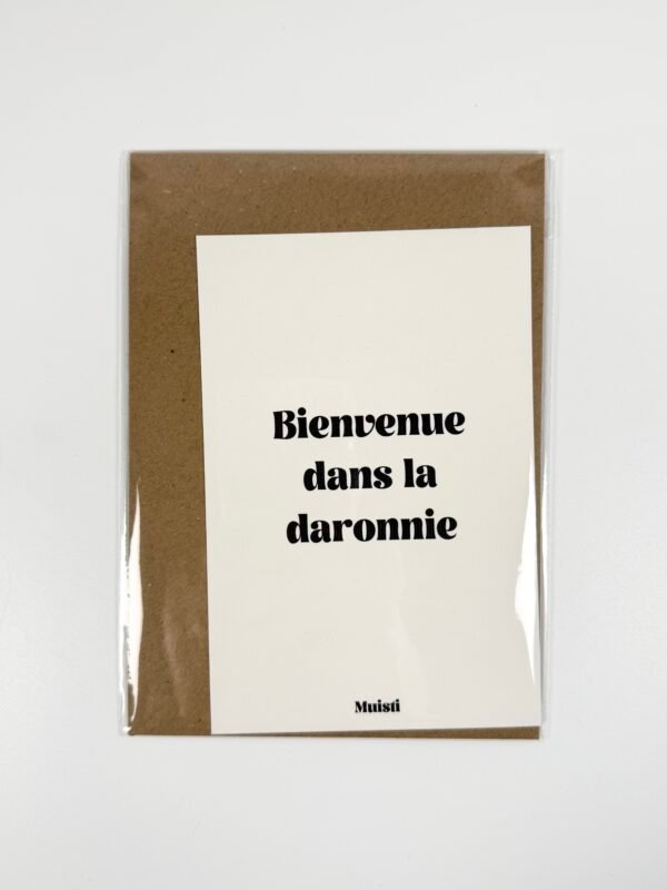 CARTE POSTALE MUISTI - DARONNIE