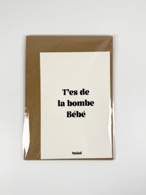 CARTE POSTALE MUISTI - BOMBE BÉBÉ