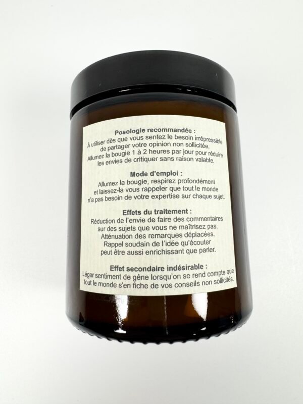 BOUGIE MUISTI - MOINS CON