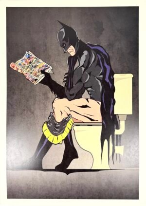 AFFICHE POP BATMAN WC