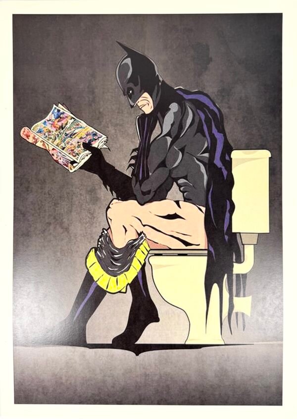 AFFICHE POP BATMAN WC