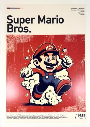 AFFICHE POP SUPER MARIO BROS