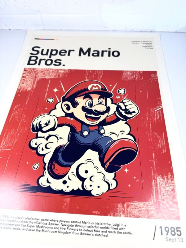 AFFICHE POP SUPER MARIO BROS