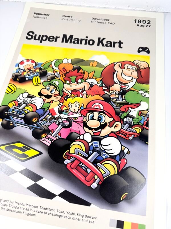AFFICHE POP SUPER MARIO KART