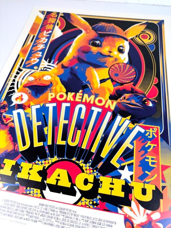 AFFICHE POP DETECTIVE PIKACHU