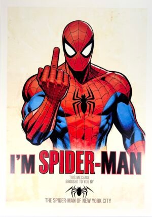 IMG_3707 AFFICHE POP SPIDERMAN FUCK