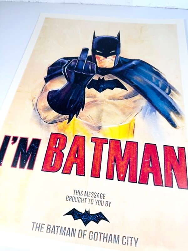 AFFICHE POP BATMAN FUCK