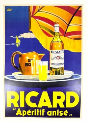 AFFICHE POP RICARD VINTAGE