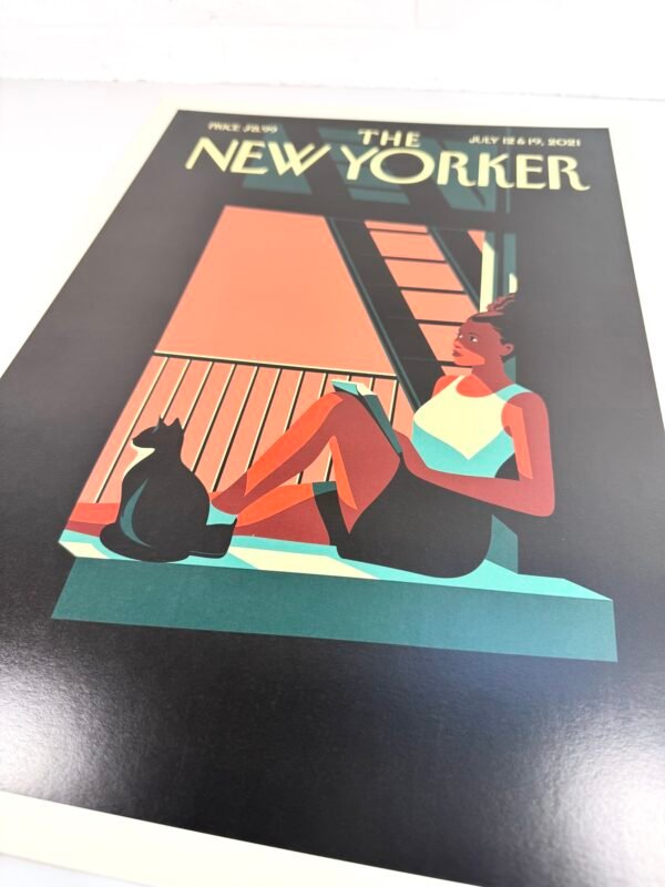 AFFICHE POP NEW YORKER CHAT