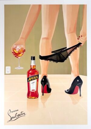 IMG_3725 AFFICHE POP LOUBOUTIN X APÉROL