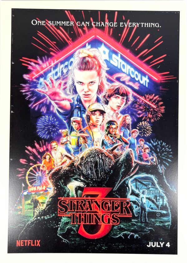 AFFICHE POP STRANGER THINGS 3