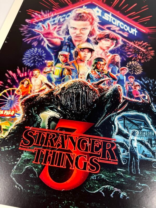 AFFICHE POP STRANGER THINGS 3