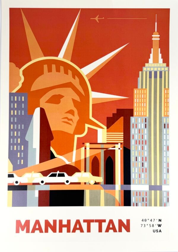 AFFICHE POP MANHATTAN