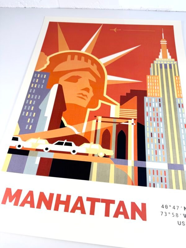 AFFICHE POP MANHATTAN