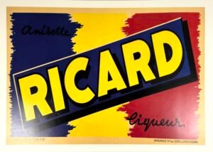 AFFICHE POP DRAPEAU RICARD