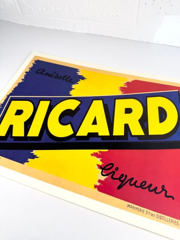 AFFICHE POP DRAPEAU RICARD