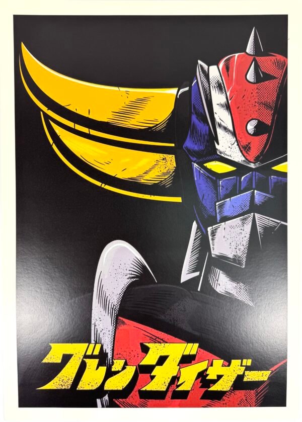 AFFICHE POP GOLDO FOND NOIR