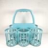 PORTE BOUTEILLES BLEU PLASTIQUE