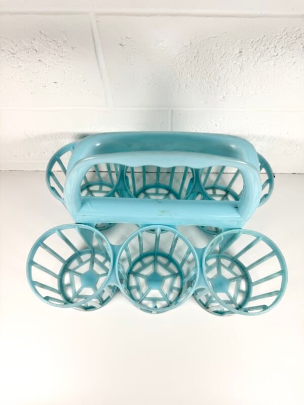 PORTE BOUTEILLES BLEU PLASTIQUE