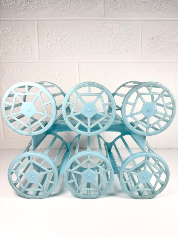 PORTE BOUTEILLES BLEU PLASTIQUE