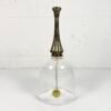 CLOCHE ARGENT ET VERRE