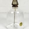 CLOCHE ARGENT ET VERRE