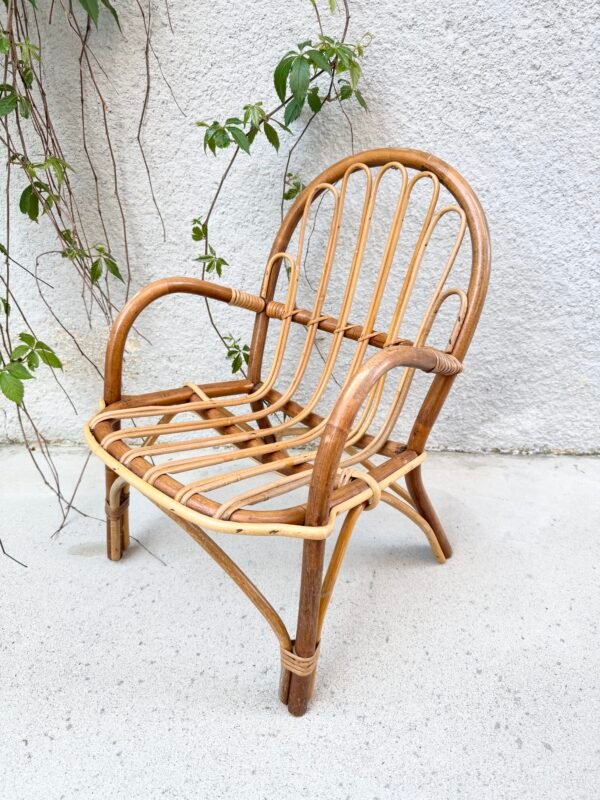 FAUTEUIL ENFANT ROTIN