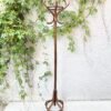 PORTE MANTEAU PERROQUET BOIS FONCÉ